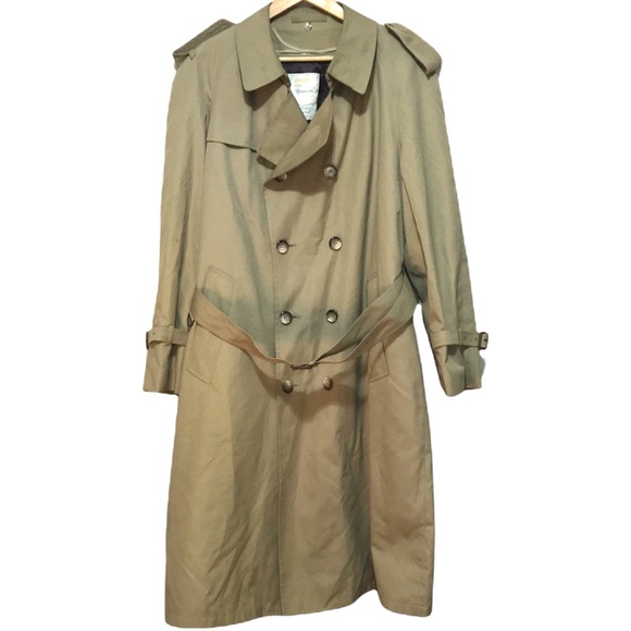 Men's Vintage London Fog Trench Coat Jacket London Gentleman's Jacket 40R or M